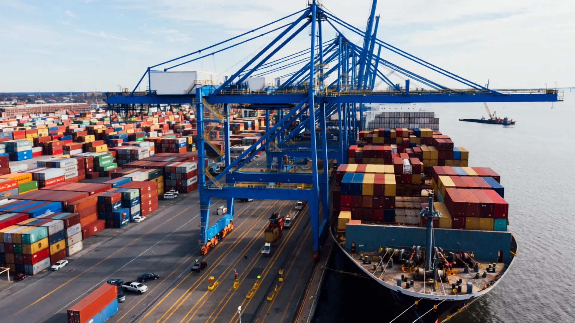 Container terminal operations supporting Port Houston drayage